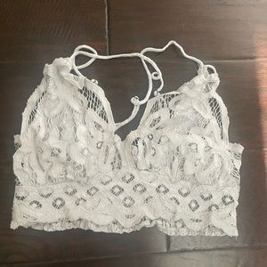 Free People Adella Bralette light gray small